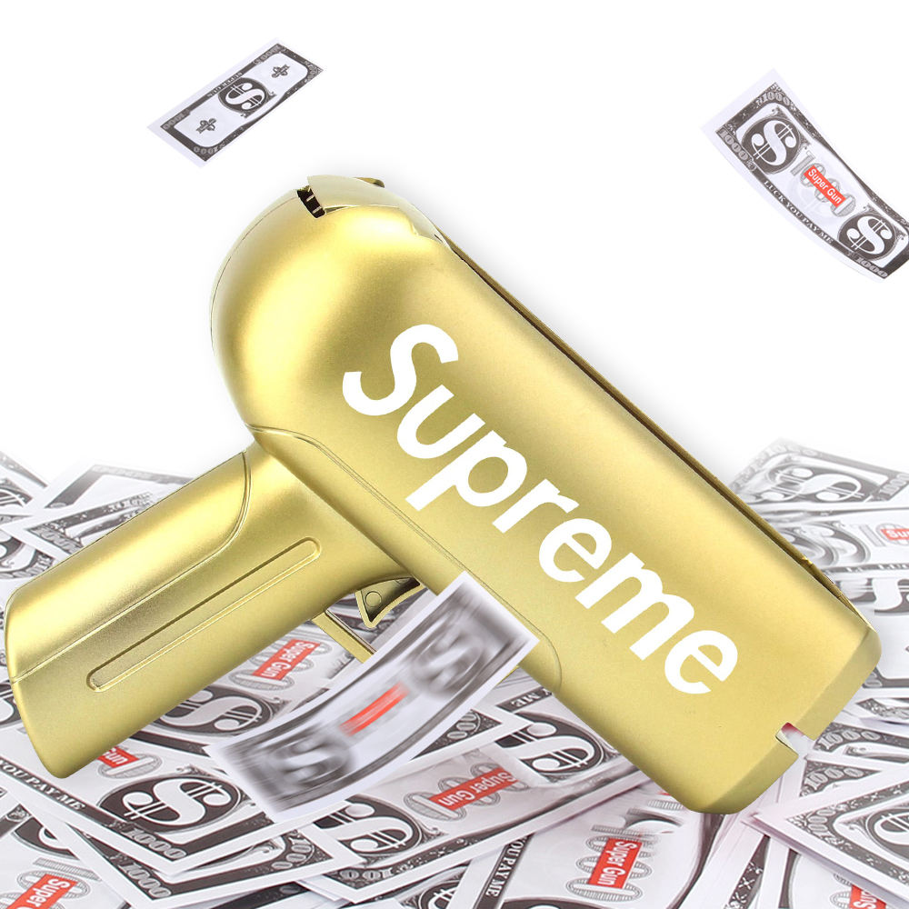 Supreme Cash Gun Ultimate Money Spraying Party Toy