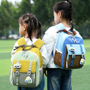 Kids Snack <b>Backpack</b> for 3-6 Years Old Outdoor Travel Cute Cartoon Car Design Lightweight Mesh <b>Children's</b> Bookbag Unisex 20-35L - Product Image 3