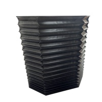 Prix direct usine Flexible Pvc Nylon accordéon soufflet orgue plat soufflet couverture pour machines-outils CNC