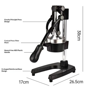 Presse-agrumes manuel en métal pour jus froid, haute résistance, anti-corrosion, nouveau presse-canne à sucre, vente en gros du fabricant - Product Image 2