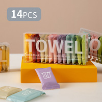 Serviettes Non Tissées Compressées Mini Portables Jetables, Grandes et Douces, pour les Mains et le Visage, Idéales pour la Maison, l'Extérieur, les Voyages, le Camping, la Randonnée et le Sport