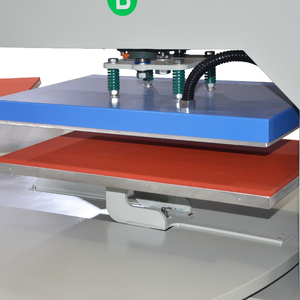 Máquina de Prensa de Calor Rotativa Automática de Cuatro Estaciones 40*60, Impresora de Sublimación para Etiquetas de Ropa, Impresión Personalizada - Product Image 6