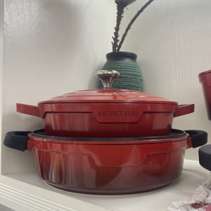 Nouvelle conception – Batteries de cuisine en aluminium antiadhésives avec revêtement marbré, non toxiques, casseroles et faitouts antiadhésifs de qualité supérieure - Product Image 1