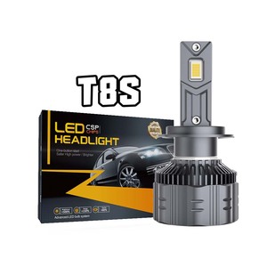 Nuovo Modello T8S 220W 22000lm 6000K H7 9005 9006 9012 H4 Faro LED ad Alta Potenza con Doppio Tubo in Rame 3570 Canbus per Auto - Product Image 1