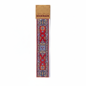 Marcapáginas Tejido Turco con Diseño de Alfombra Miniatura Roja, Procedente de Turquía - Product Image 4