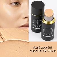 Fond de Teint en Stick Longue Tenue Contrôle du Sébum Effet Naturel Léger Couvrance Modulable Non Comédogène Résistant à l'Eau