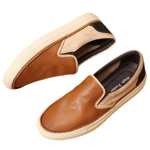 Zapatos de Cuero Genuino para Hombre, Estilo Vintage de Lujo, Personalizables, Ligeros, Casuales, para Verano 2026 - Product Image 3