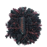 Perruque queue de cheval bouclée frisée avec cordon de serrage et pince à griffes, extension de cheveux courte et bouclée polyvalente pour femmes, coiffure quotidienne