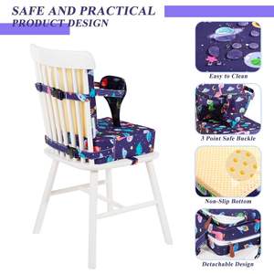 Siège rehausseur de voyage <span class=keywords><strong>pour</strong></span> bébé, compact et léger, avec sangles réglables - Product Image 3