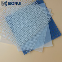 Bande transporteuse en maille carrée de polyester de qualité sanitaire, haute perméabilité, maille à trous carrés pour le séchage des aliments et des articles d'hygiène