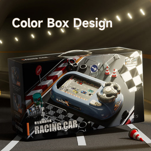 Jeu <span class=keywords><strong>de</strong></span> bureau éducatif en plastique pour enfants, volant musical électrique, simulation interactive <span class=keywords><strong>de</strong></span> piste <span class=keywords><strong>de</strong></span> <span class=keywords><strong>course</strong></span>, jouets d'aventure automobile - Product Image 5