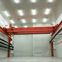 Pont roulant industriel à double poutre certifié CE ISO, hauteur de levage personnalisée, portée sur mesure