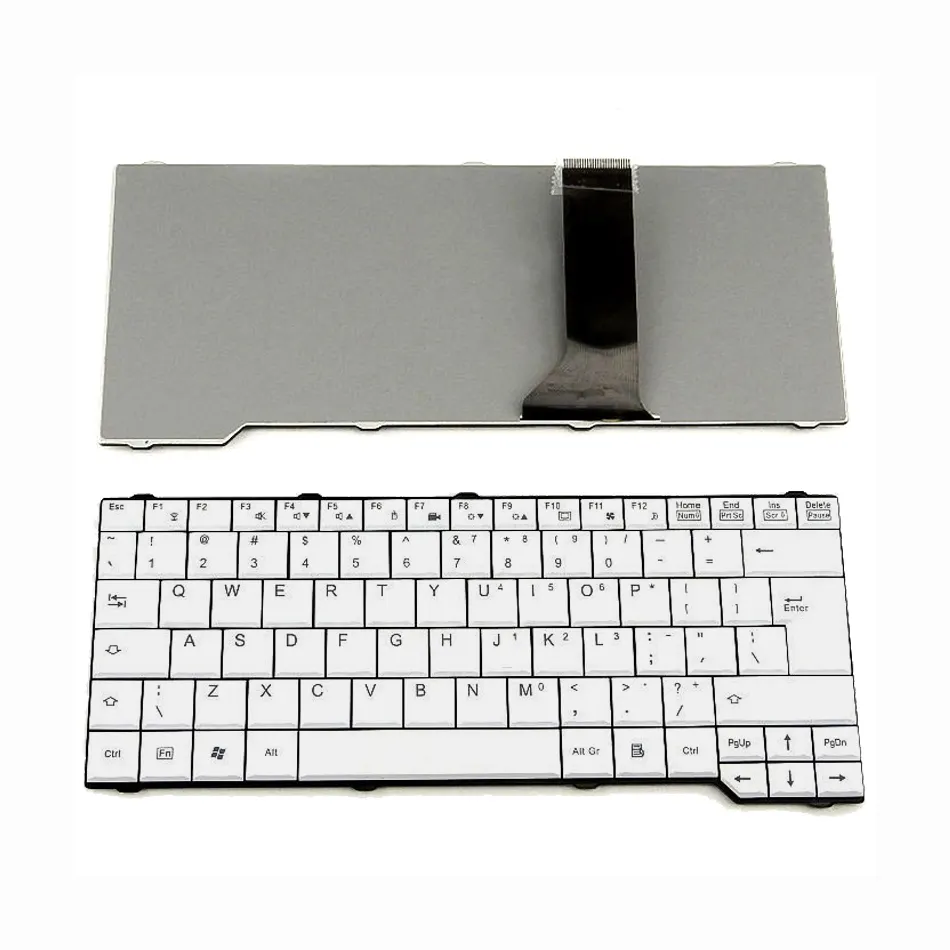 white laptop keyboard for Fujitsu AMILO LI3710 V6515 V6535 V6545 V6555 D9510 P5710 PI3560 series