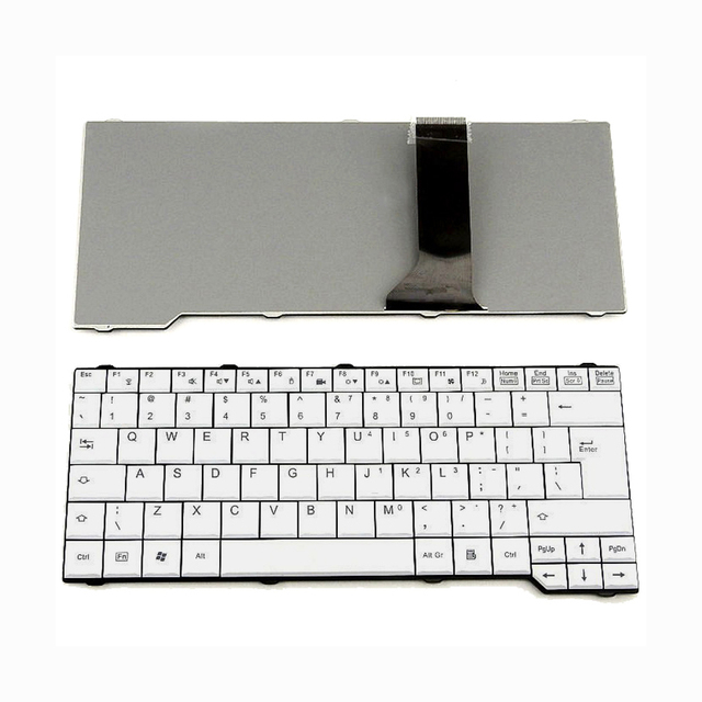 White Laptop Keyboard for Fujitsu AMILO LI3710 V6515 V6535 V6545 V6555 D9510 P5710 PI3560 Series