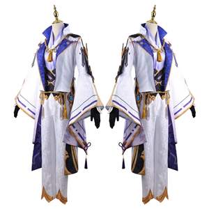 Genshin Impact <span class=keywords><strong>Kamisato</strong></span> <span class=keywords><strong>Ayato</strong></span> Cosplay disfraz Anime juego Genshin uniforme peluca Halloween carnaval traje para hombres fiesta disfraz - Product Image 5