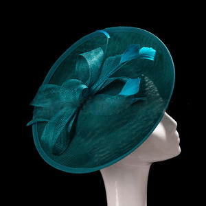 قبعة حفلات نسائية رائعة من Stock Derby قبعات زفاف عصرية شبيهة بأشكال السيناما - Product Image 2