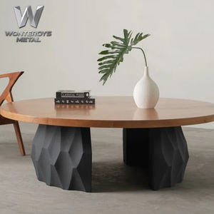 Pied de table basse créatif en <span class=keywords><strong>fer</strong></span> géométrique pour bricolage, base de table de salon ou de bureau, décoration de meubles, design d'intérieur - Product Image 4