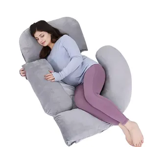 Almohada de invierno suave en forma de U, diseño atractivo de moda, calidad Premium