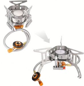 Réchaud à gaz extérieur à brûleur unique avec pot, produits de camping et de randonnée - Product Image 3