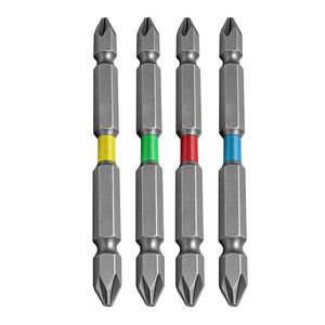 Embouts de tournevis double face DE PH2 65/100/150MM, embout de tournevis en acier S2, tige hexagonale, embout de puissance avec manchon coloré - Product Image 4