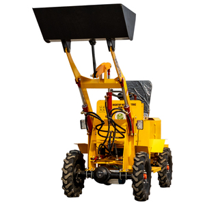 Chargeur électrique d'usine 300 kg, chargeur de tracteur, quatre roues motrices, batterie, petit camion à benne basculante à roues, <span class=keywords><strong>pelle</strong></span> rétrocaveuse - Product Image 3