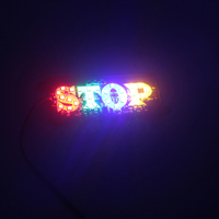 Module LED personnalisable pour le marché automobile indien Forme de flèche colorée super lumineuse pour feux de position et de publicité de camion