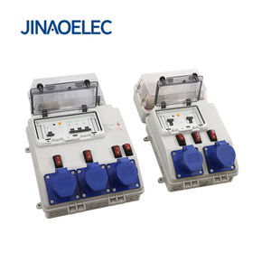 Jinao ngoài trời IP65 không thấm nước 3P + N + E 4 Chân ổ Cắm Công Nghiệp Hộp ổ cắm bảng phân phối di động có phích cắm - Product Image 2