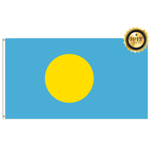 Venta al por mayor 3x5ft banderas <span class=keywords><strong>de</strong></span> <span class=keywords><strong>Palau</strong></span> 68D/100D poliéster Personalizar todas las naciones envío rápido Proveedor confiable entrega rápida - Product Image 2