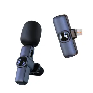 Mini Professional J1 Wireless Lapel Podcasts Microphone Sing Vlog Lavaliere Live Stream Type C Android IP Teacher Microphone
