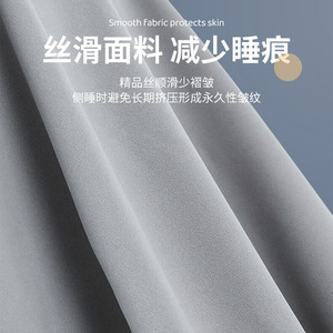 Oreiller en mousse à mémoire de forme en forme de papillon, fermeté moyenne, soutien du cou, oreiller cervical pour le sommeil, usage domestique, gris et blanc - Product Image 4