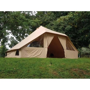 <span class=keywords><strong>Tente</strong></span> familiale de luxe imperméable en toile de coton pour le camping 4M 5M Grande <span class=keywords><strong>tente</strong></span> Touareg en toile pour le glamping - Product Image 4