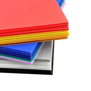 High Quality Popular Customized Colour Waterproof Hollow Plastic Sheet Coroplast Sheet Pp Plastic Sheet