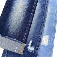 EW0012 Tissu denim rigide non extensible 11oz, mélange coton-polyester, largeur 190CM, matière jean brut, vente chaude, approvisionnement direct usine