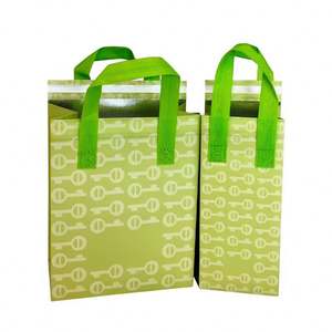 Sac isotherme personnalisé en non-tissé pressé à chaud, idéal pour les bars à collation et les plats à emporter – Vente en gros à prix réduit - Product Image 1