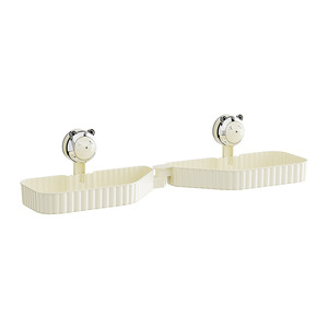 Bathroom Corner <b>Shelf</b> Suction Mounted Rectangle Durable Storage Rack For Bathroom <b>Shelves</b> - Product Image 5