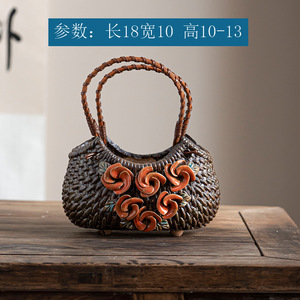 Vaso per <span class=keywords><strong>Fiori</strong></span> in Ceramica Fatto a Mano, Contenitore per Piante Succulente Modellato a Mano per Decorazione Interna, Scrivania, Casa e Giardino - Product Image 3