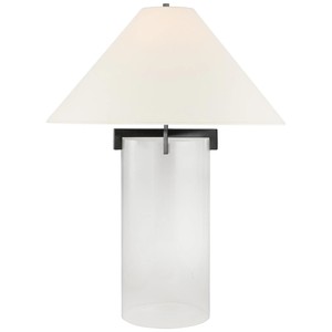 White Speckled Bubble Ceramic Modern Table Lamp | Minimalist Playful <b>Lighting</b> for Hotel Bedroom & Study <b>Space</b> - Product Image 6