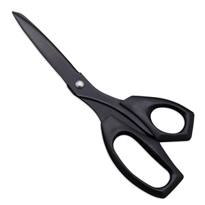 Household <b>Scissors</b> Stainless Steel Black Tailor <b>Scissors</b> For Fabric Cutting <b>Sewing</b> Office Use - Product Image 1