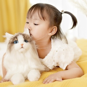 Chất Lượng Cao Sang Trọng Mô Phỏng Vật Nuôi Mèo Búp Bê Búp Bê Đồ Chơi Sang Trọng Kid Của Sinh Nhật Lễ Hội Món Quà Trang Trí Trang Trí Với Búp Bê - Product Image 4