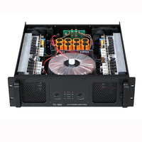 Amplificateur de puissance DJ de scène haut de gamme chinois à 2 canaux, haute puissance, niveau TD 2 * 2500W