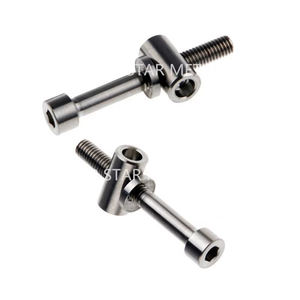 توريد المصنع براغي عالية الجودة ومنخفضة السعر GR5 التيتانيوم تي ثومسون مقعد M5 X 40 ، مسامير + غسالة + برميل الجوز - Product Image 3