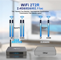 YDH-X96 X6 Quad Core RK3566 8K 8+64GB Android 11 Boîtier TV HD Décodeur H.265 WiFi double bande 2T2R BT4.X LAN 1000M USB3.0