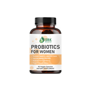 Probióticos Sin Lactosa para Mujeres en Cápsulas, Complejo de Enzimas Digestivas, Equilibrio de la Flora Femenina, Píldoras Probióticas - Product Image 1
