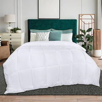 Couette King Size Insert Down Alternative Couette pour toutes les saisons, Couverture de literie matelassée en microfibre douce de qualité hôtelière