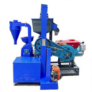 Moulin à riz et maïs combiné à haut rendement, version moteur à essence pleine puissance haute efficacité, composants de roulement de moteur essentiels - Product Image 1