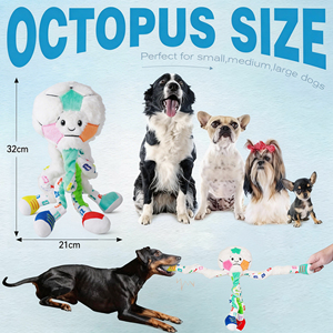 <span class=keywords><strong>FIFA</strong></span> ของเล่นฟุตบอลสัตว์เลี้ยงที่ได้รับใบอนุญาตมาอย่างเป็นทางการมินิ/เมกะฟุตบอลน่ารักกอดปลาหมึกตุ๊กตานุ่มสุนัขของเล่นเคี้ยว - Product Image 2