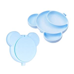 <span class=keywords><strong>Assiette</strong></span> en Silicone pour l'alimentation des enfants de bébé, ventouse pour aliments, bols, assiettes - Product Image 4