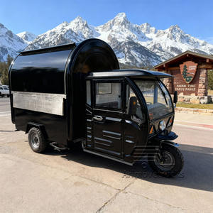 Camión de Comida Eléctrico Móvil Pequeño, Triciclo para Venta de Donuts, Kebab, Hamburguesas, Tacos, Pizza, con Cocina <span class=keywords><strong>Completa</strong></span> - Product Image 2