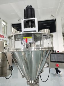 Machine à emballer de remplissage de poudre de café entièrement automatique de haute précision Certificat CE pour noyau PLC à entraînement électrique chimique de boisson - Product Image 5