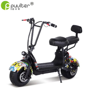 Usine directe Scooter électrique 800w Li-ion batterie Citycoco Scooter moto Dirt Bike grand siège vélo